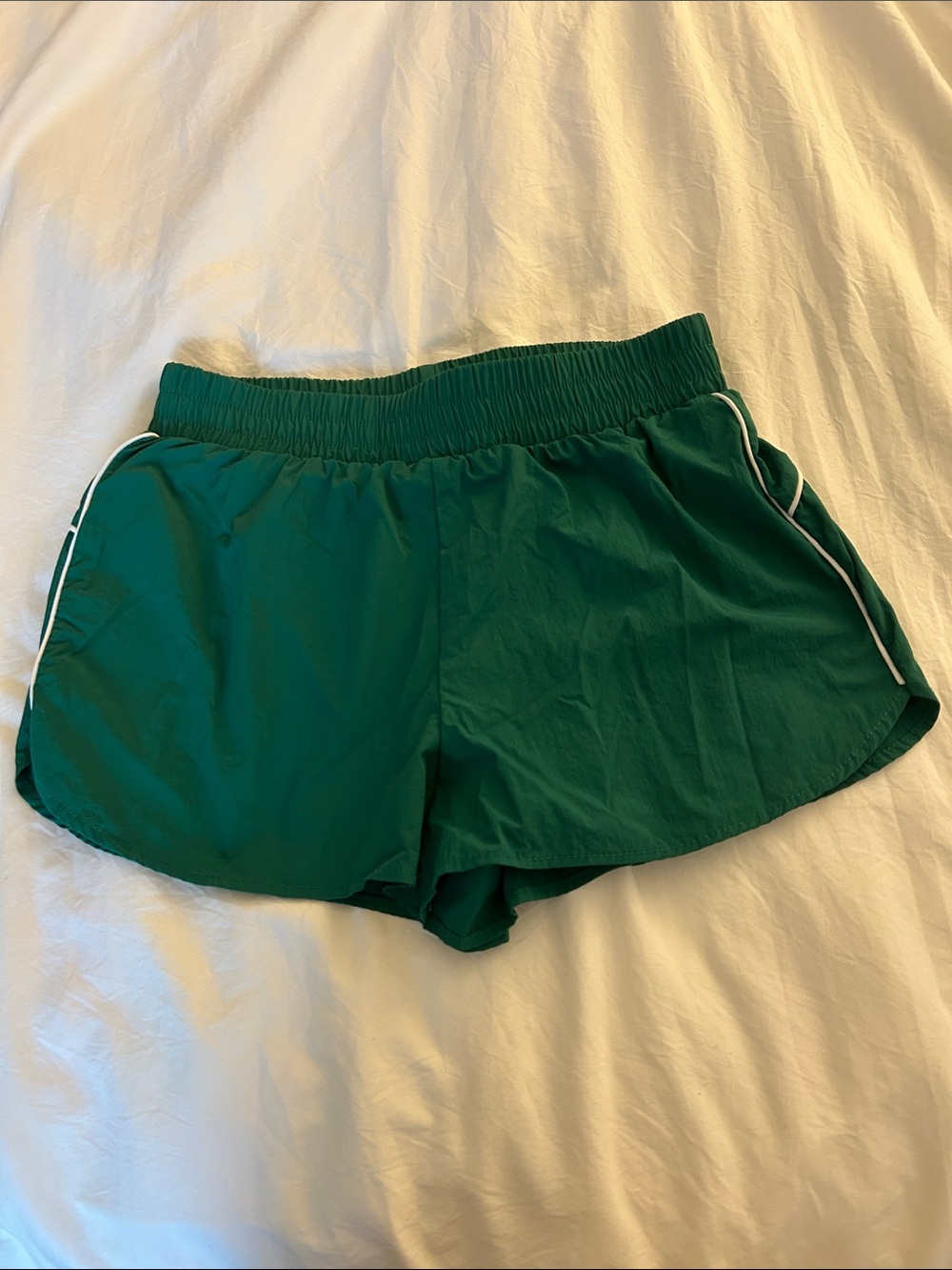 Green running Shorts
